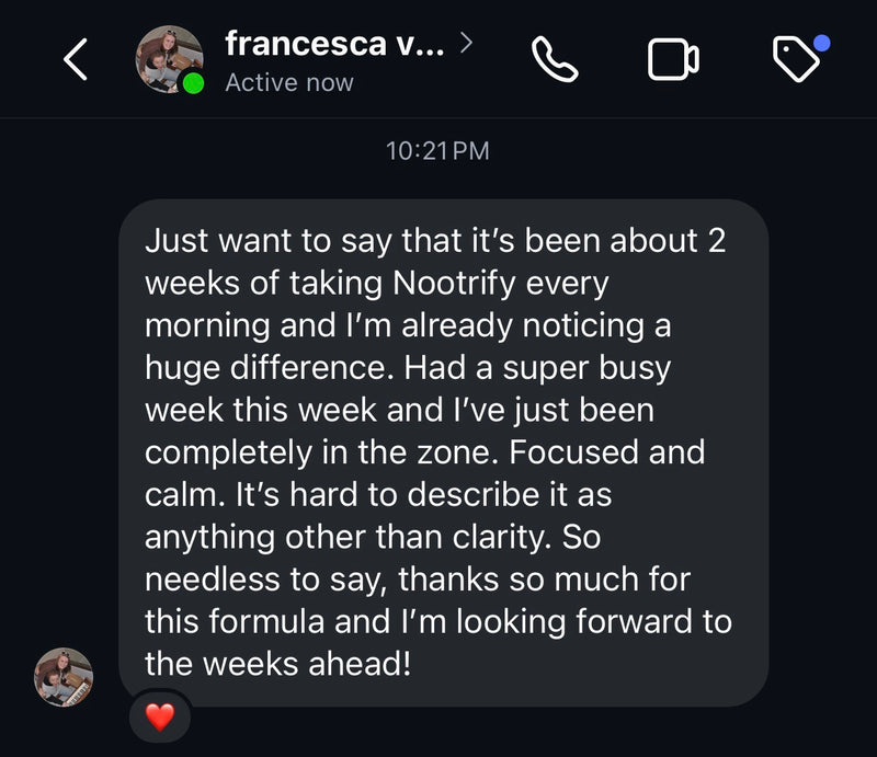 Customer message