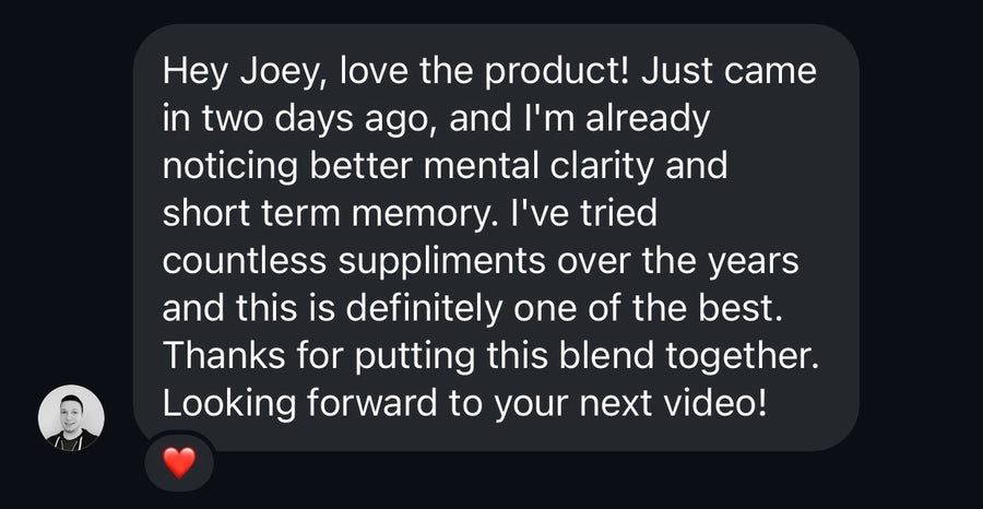 Instagram message two days after delivery